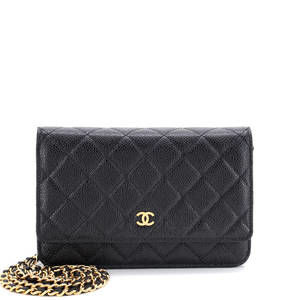 Chanel Wallet on Chain Quilted Caviar
